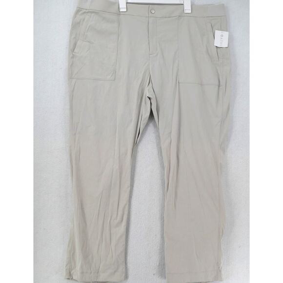 NEW Athleta Women's Plus Size 26 Trekkie Hike Pants Tan Birch - Picture 3 of 10